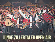 Österreich / Tirol: Mit Volksmusikstars hautnah in ihrer Heimat feiern. Vom 17.-20.08.2017 Open Air der Jungen Zillertaler (©Foto: Martin Schmitz)